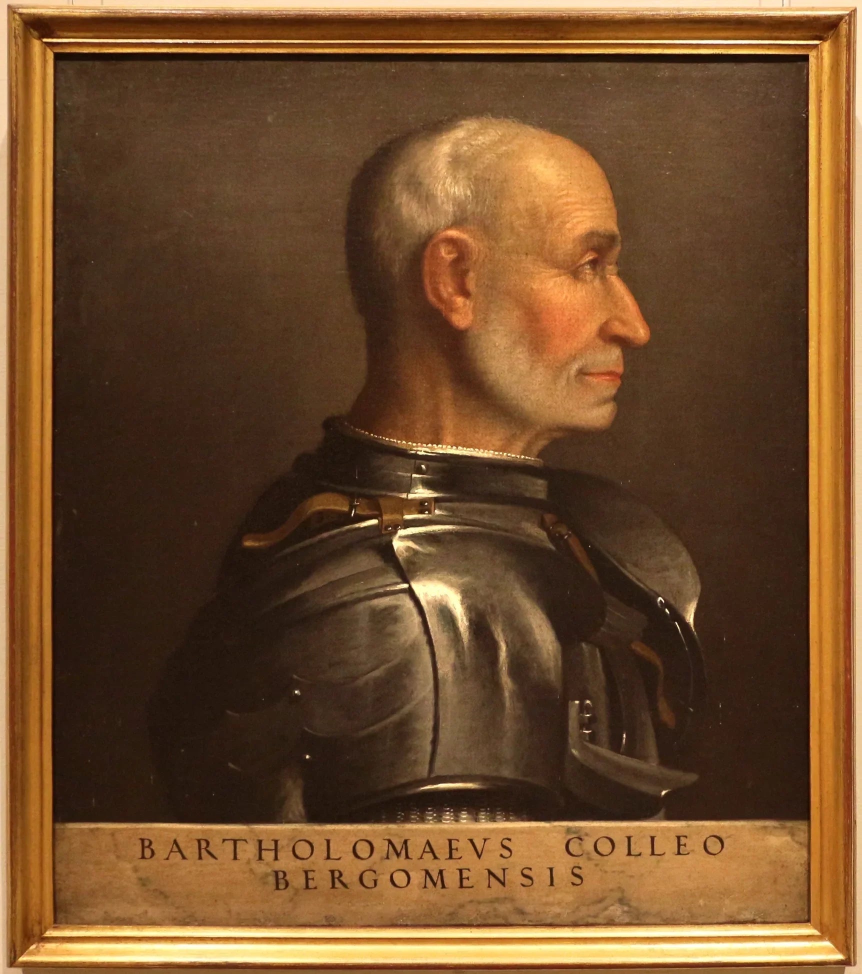 portrait de Bartolomeo Colleoni - Giovanni Battista Moroni image 1 reproduction artisanale de tableau
