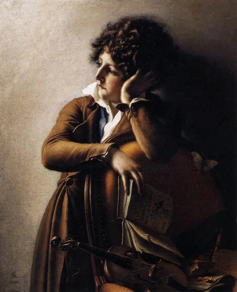 דיוקן של בנואיט אגנס טריוזון (1790 – 1804), בכינוי « Ruhehaus » - אן-לואי גירוד