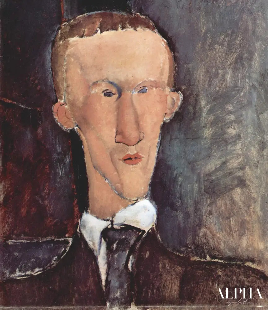 Portrait de Blaise Cendrars - Amedeo Modigliani - Reproductions de tableaux et peintures haut de gamme