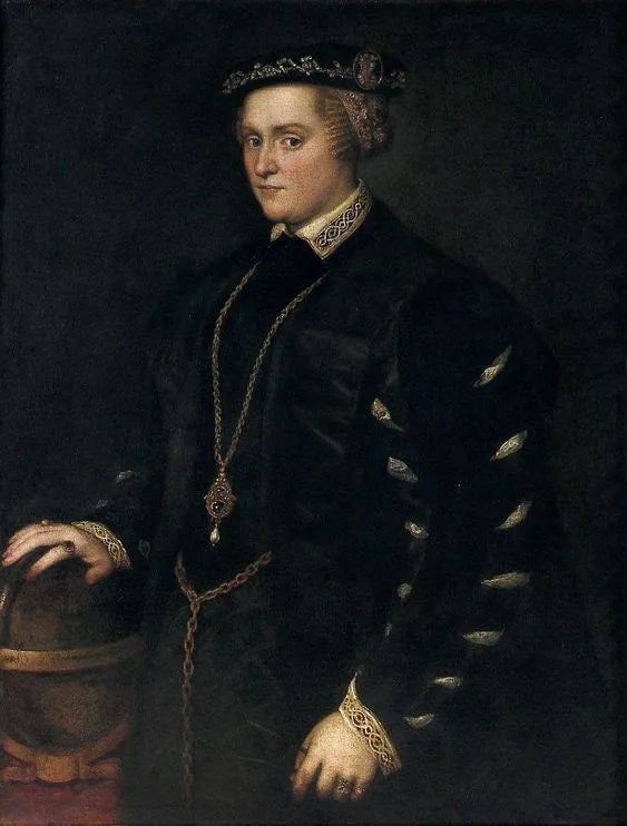 דיוקן של קתרין מאוסטריה (1533-1572), מלכת פולין - ג'קומו טינטורטו