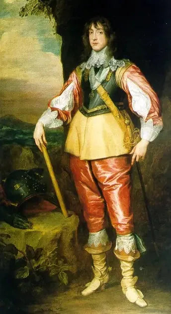 פורטרט של קרל לואי, אלטרו פאלטין (1617-1680), בגלות - אנטואן ואן דייק