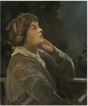 דיוקן של דורה סיגרסון (גברת שורטר) (בערך 1870-1918), משוררת - ג'ון לייברי