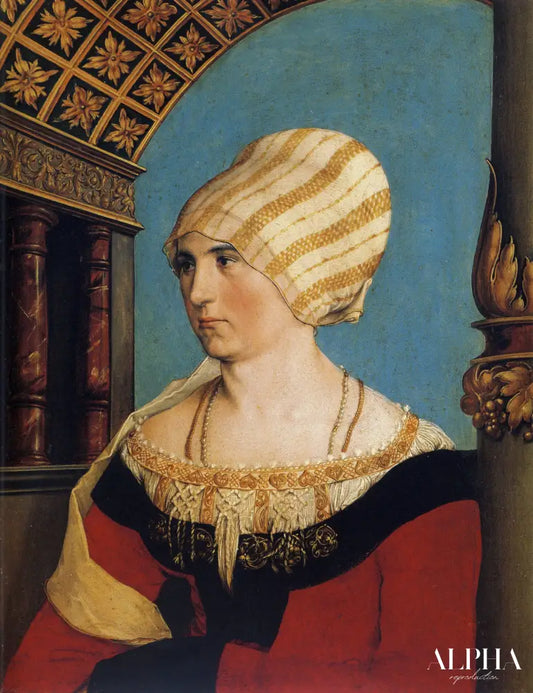 Portrait de Dorothea Meyer, née Kannengiesser - Hans Holbein le Jeune - Reproductions de tableaux et peintures haut de gamme