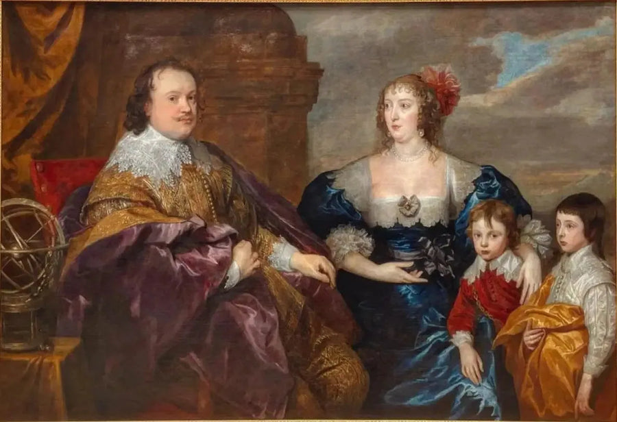 דיוקן משפחה של סיר קנלם דיגבי (1603-1665) וליידי ונטציה אנסטסיה סטנלי (1600-1633) עם בניהם קנלם דיגבי וג'ון דיגבי (1627-1690) - אנטואן ואן דייק