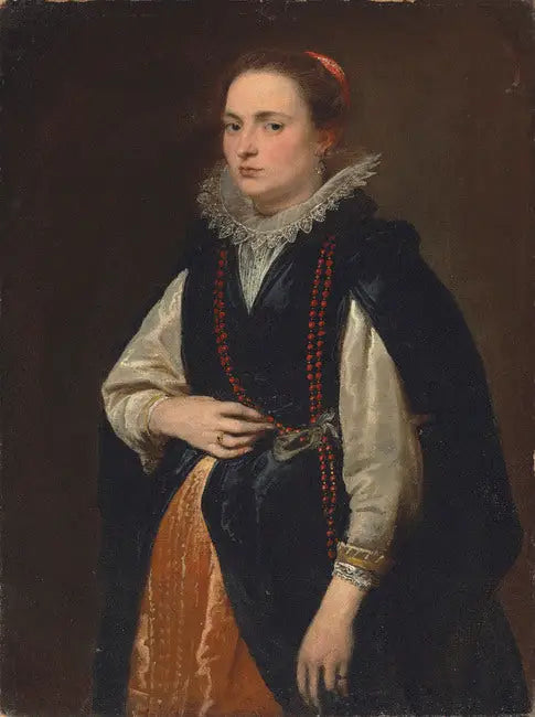 פורטרט של אישה, 1621-1628 - אנטואן ואן דייק