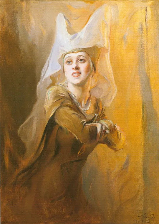 דיוקן של גוון פרנגקון דייויס (1891-1992), שחקנית בריטית - פיליפ דה לסלו��