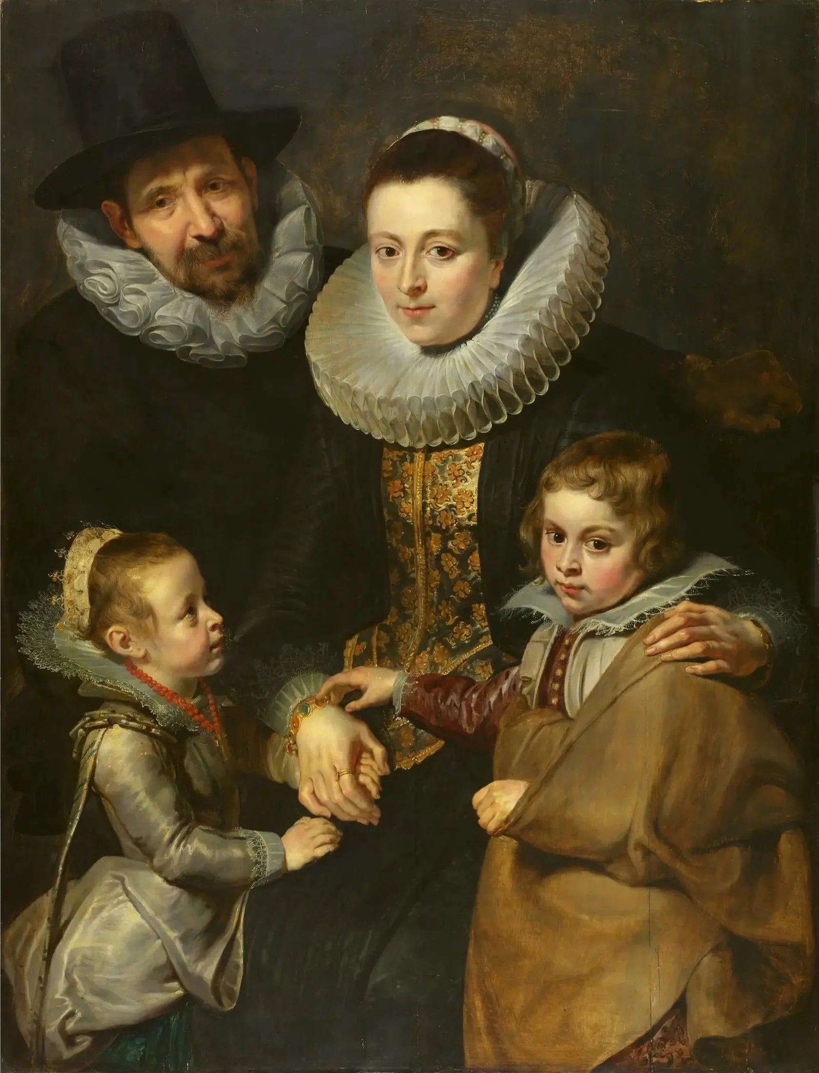 Portrait de Jan Brueghel l'Ancien et de sa famille - Peter Paul Rubens image 1 reproduction de peinture à l’huile