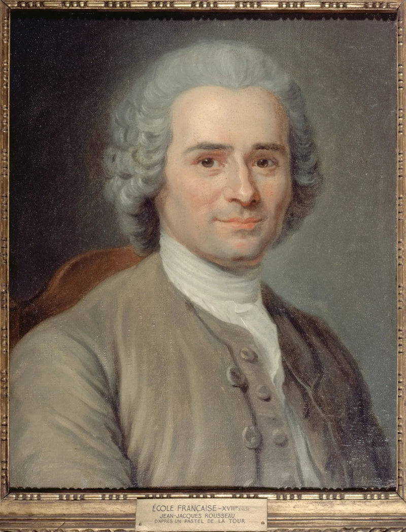 פורטרט של ז'אן-ז'אק רוסו (1712-1778), סופר ופילוסוף - מוריס-קנטין דה לה טור