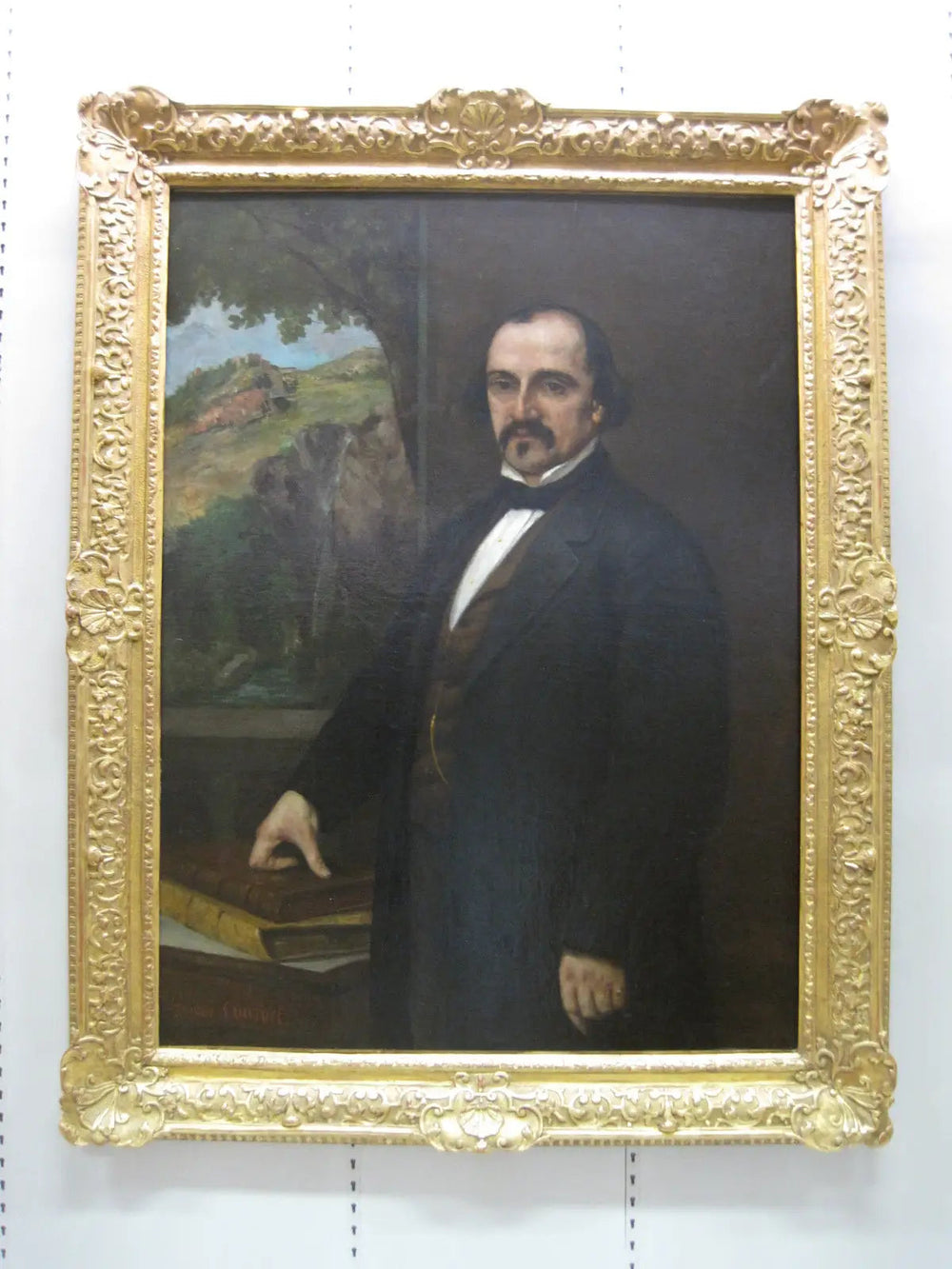 Portrait de Jean Paul Mazaroz - Gustave Courbet image 1 copie de tableau peinte à la main