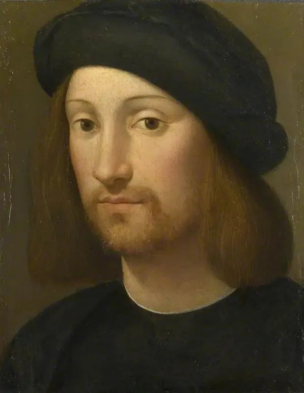 Portrait de jeune homme - Raphaël Sanzio image 1 copie peinte à la main à l’huile