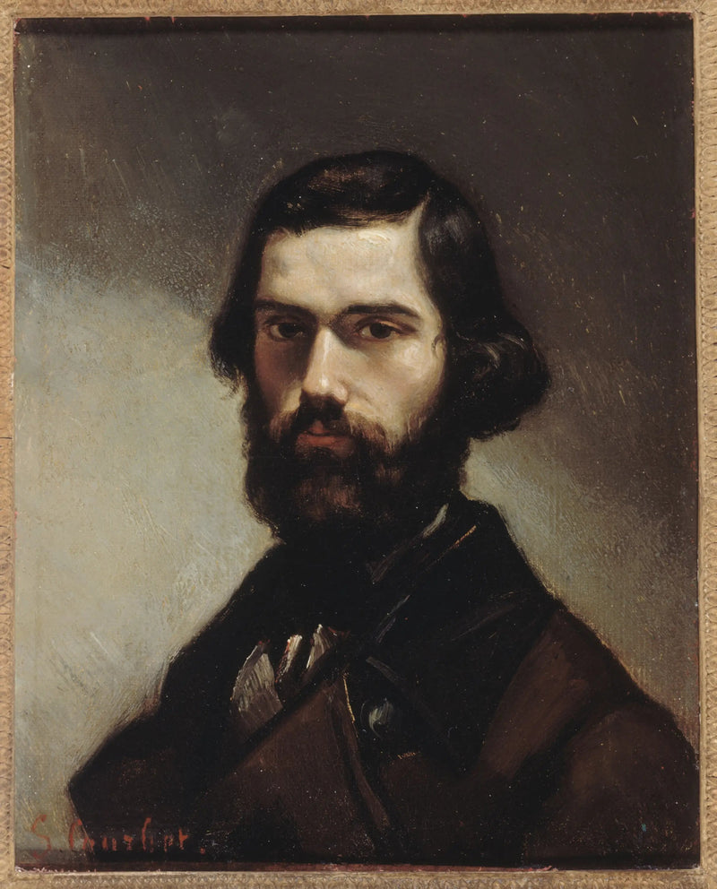 דיוקן של ז'ול ולס (1832-1885), סופר - גוסטב קורבה