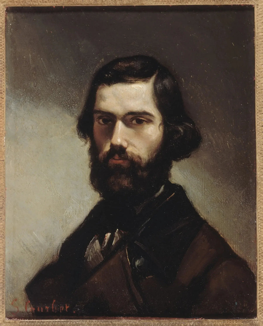 דיוקן של ז'ול ולס (1832-1885), סופר - גוסטב קורבה