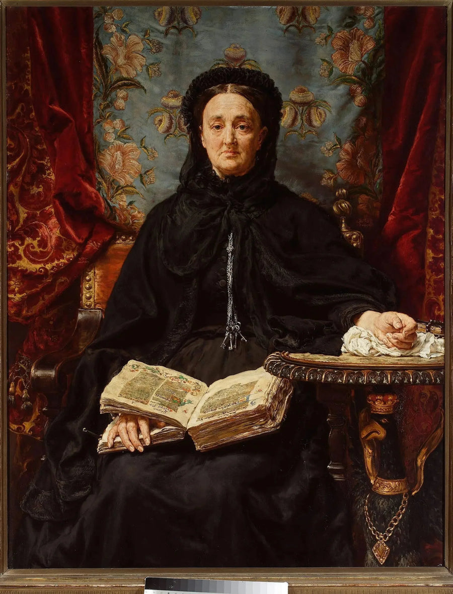 דיוקן של קטרזינה פוטוצקה née ברניקה (1825-1907), אשתו של אדאם - יאן מאטייקו