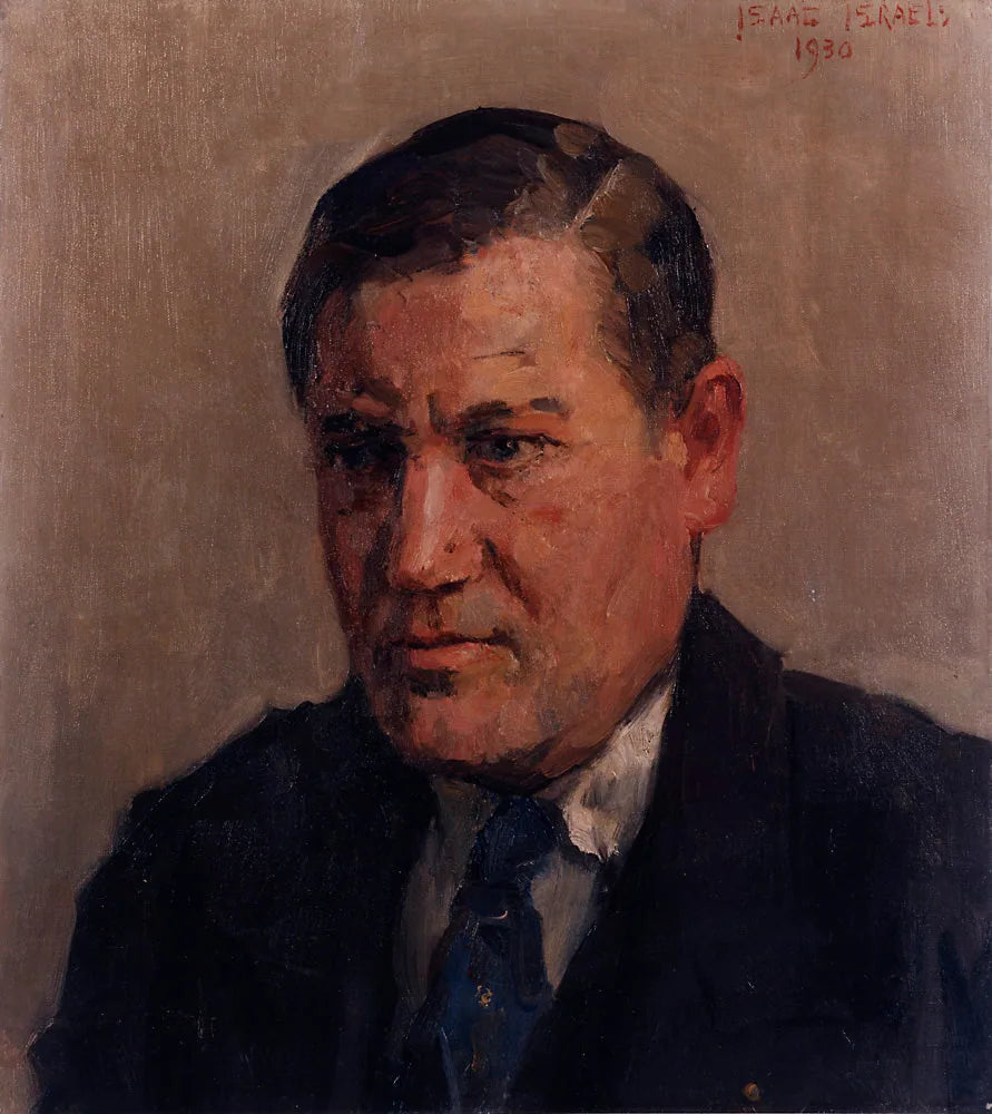 Portrait de l'architecte Jan Wils (1891-1972) - Isaac Israëls image 1 copie de tableau peinte à la main