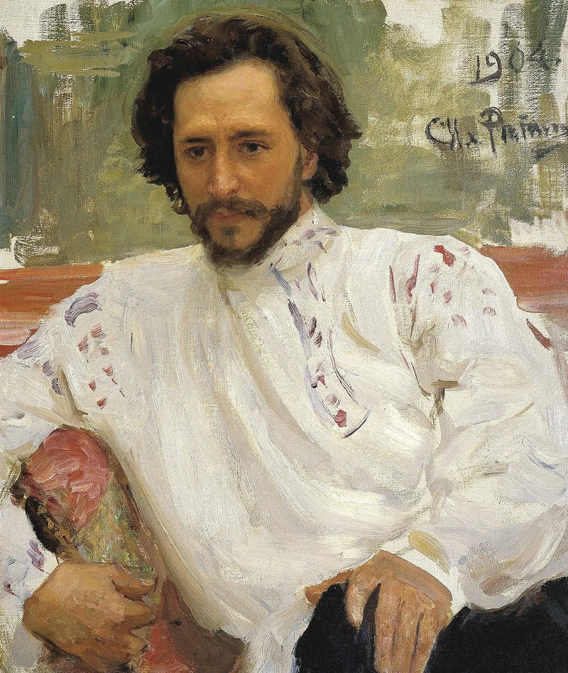 דיוקן של הסופר ליאוניד ניקולייביץ' אנדרייב. - איליה רפין