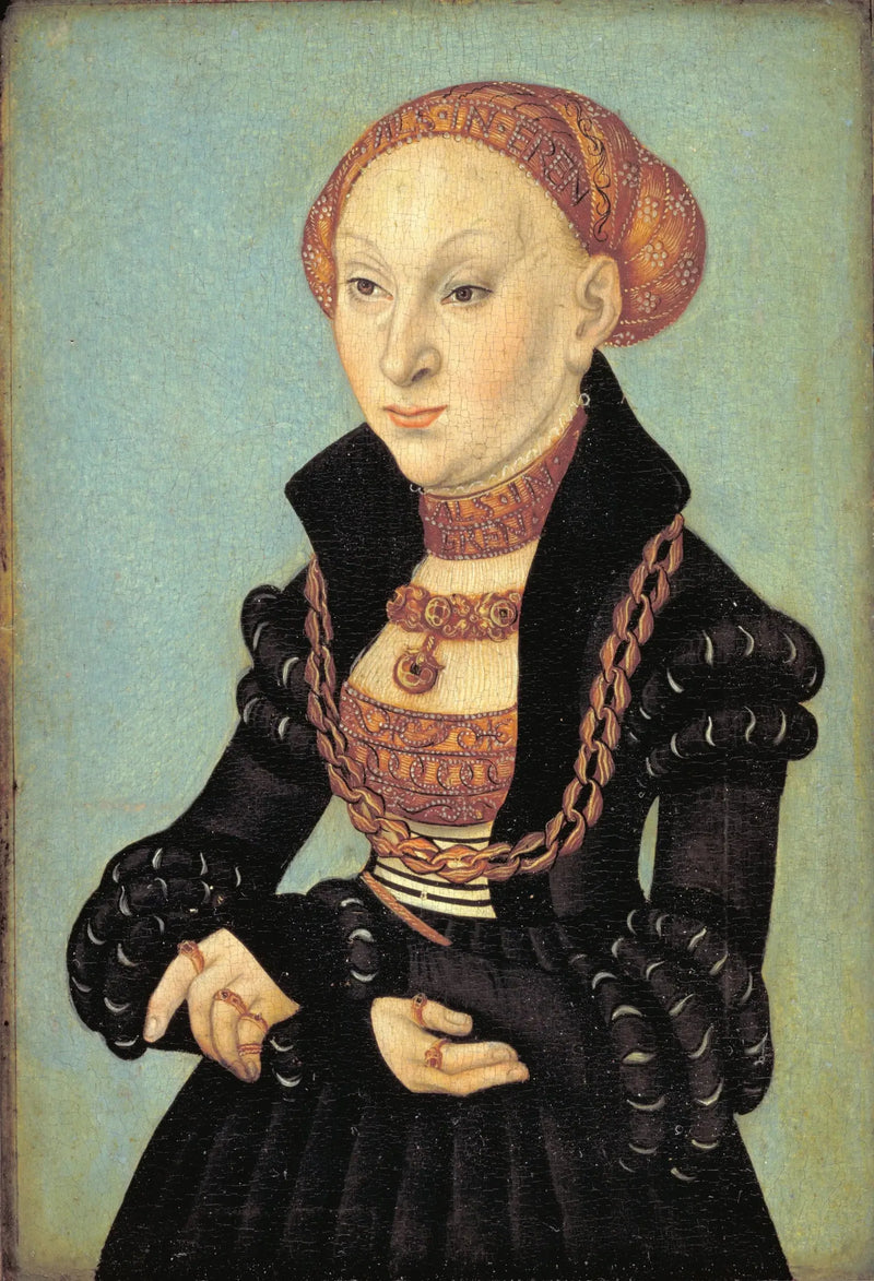 דיוקן של החשמלית סיבילה מדסקס (1510-1569) - לוקאס קרנאך הזקן