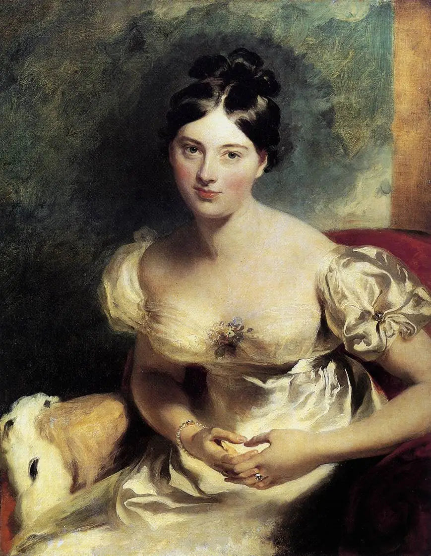 Portrait de la comtesse de Blessington - Thomas Lawrence image 1 tableau peint à l’huile sur toile