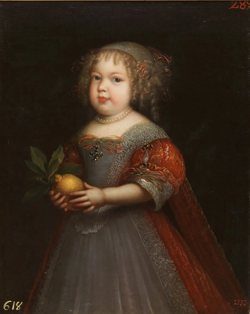 דיוקן של הנסיכה מרי-תרזה מ-France (1667-1672) - ז'אן נוקרה