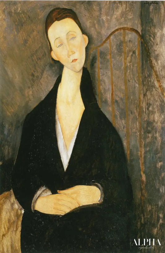 Portrait de Lunia Czechowska - Amedeo Modigliani - Reproductions de tableaux et peintures haut de gamme