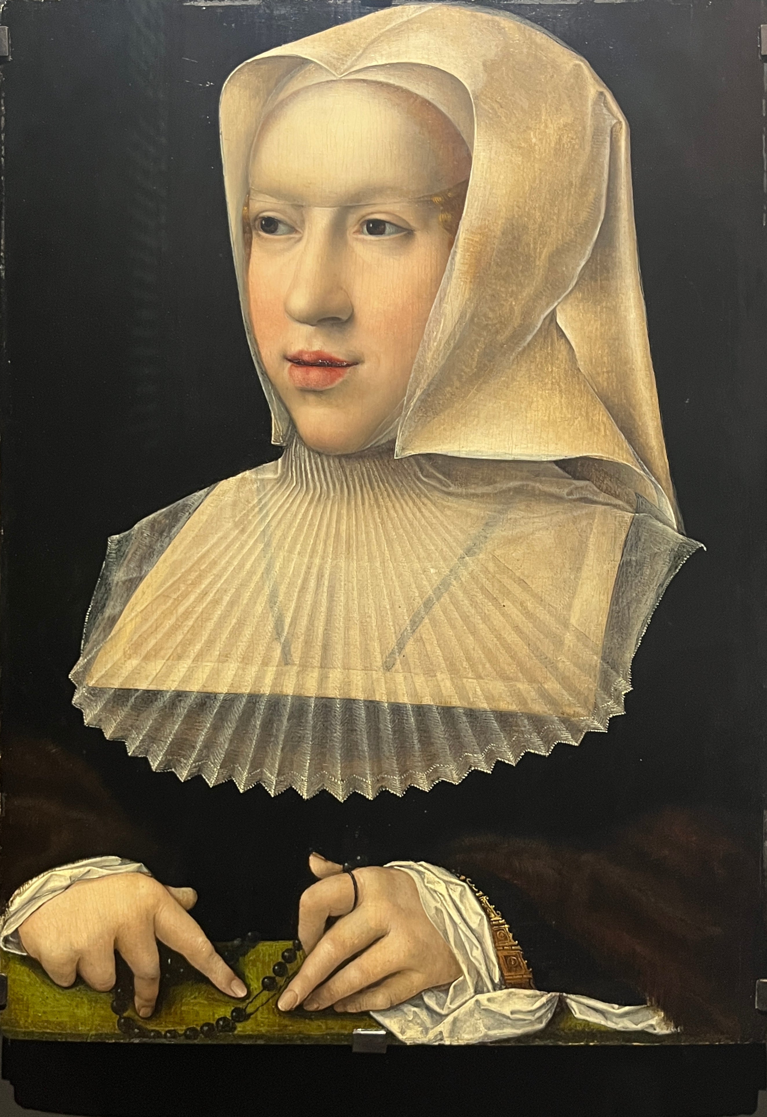 Portrait de Marguerite d'Autriche - Bernard van Orley image 1 reproduction artisanale de tableau
