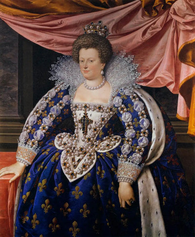 Portrait de Marie de Médicis - Frans Pourbus the Younger - Alpha Reproduction