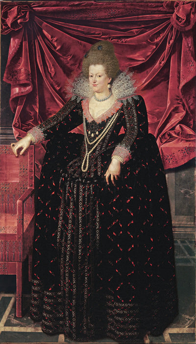 Portrait de Marie de Médicis - Frans Pourbus the Younger - Alpha Reproduction