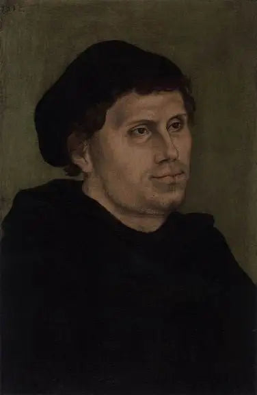דיוקן של מרטין לותר (1483-1546) - לוקאס קרנאך הזקן