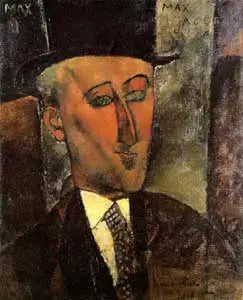 דיוקן של מקס יעקב - אמדאו מודיליאני
