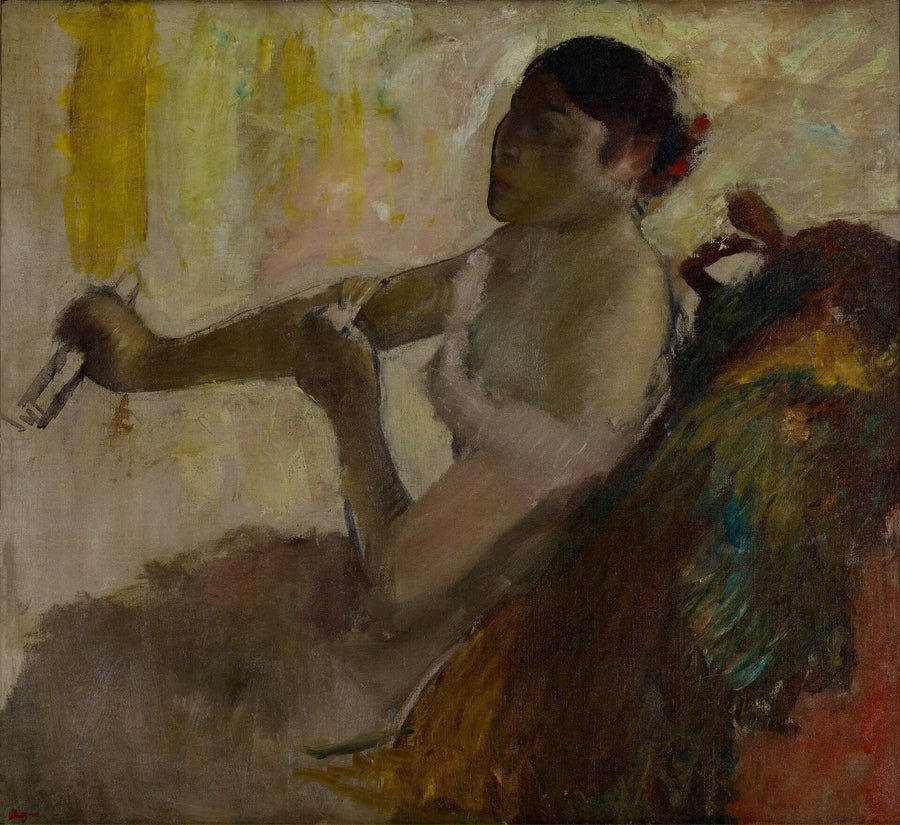 Portrait de Mlle Rose Caron - Edgar Degas image 1 reproduction réalisée par Alpha Reproduction
