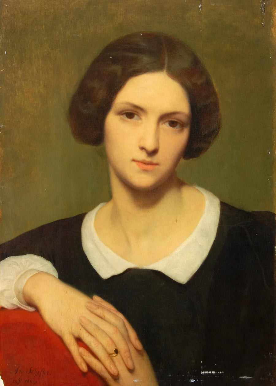 פורטרט של גברת קורנליה מרגולין, née Scheffer, בגיל 19 - ארי שפר