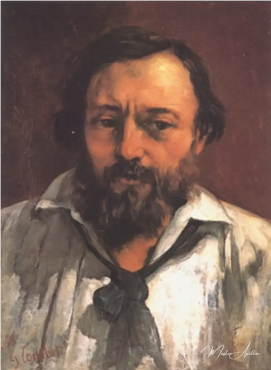 Portrait de Pierre Dupont - Gustave Courbet - Reproductions de tableaux et peintures haut de gamme