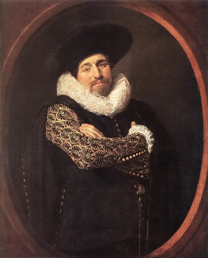 דיוקן של (אפשרי) יצחק מסה (1586-1643) - פרנס הולס