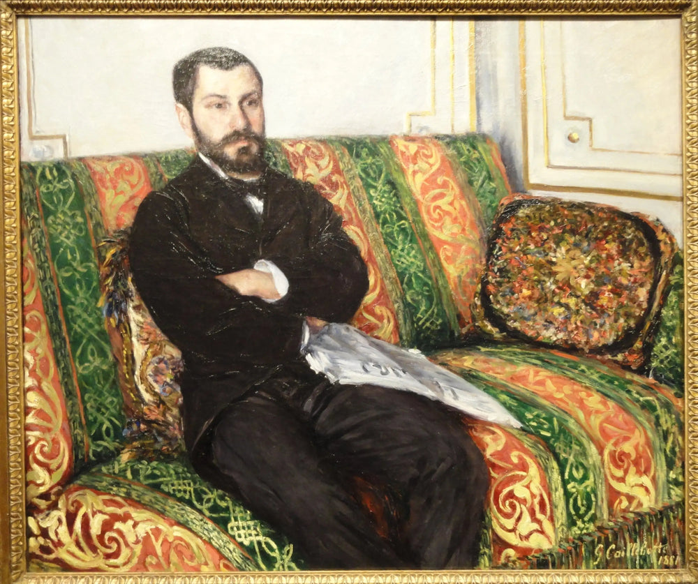 Portrait de Richard Gallo - Gustave Caillebotte image 1 reproduction artisanale de tableau