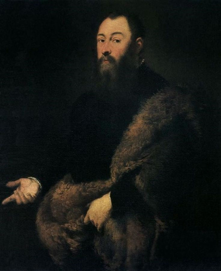 דיוקן של סיגיסמונד השני אוגוסט (1520–1572) - ג'קומו טינטורטו