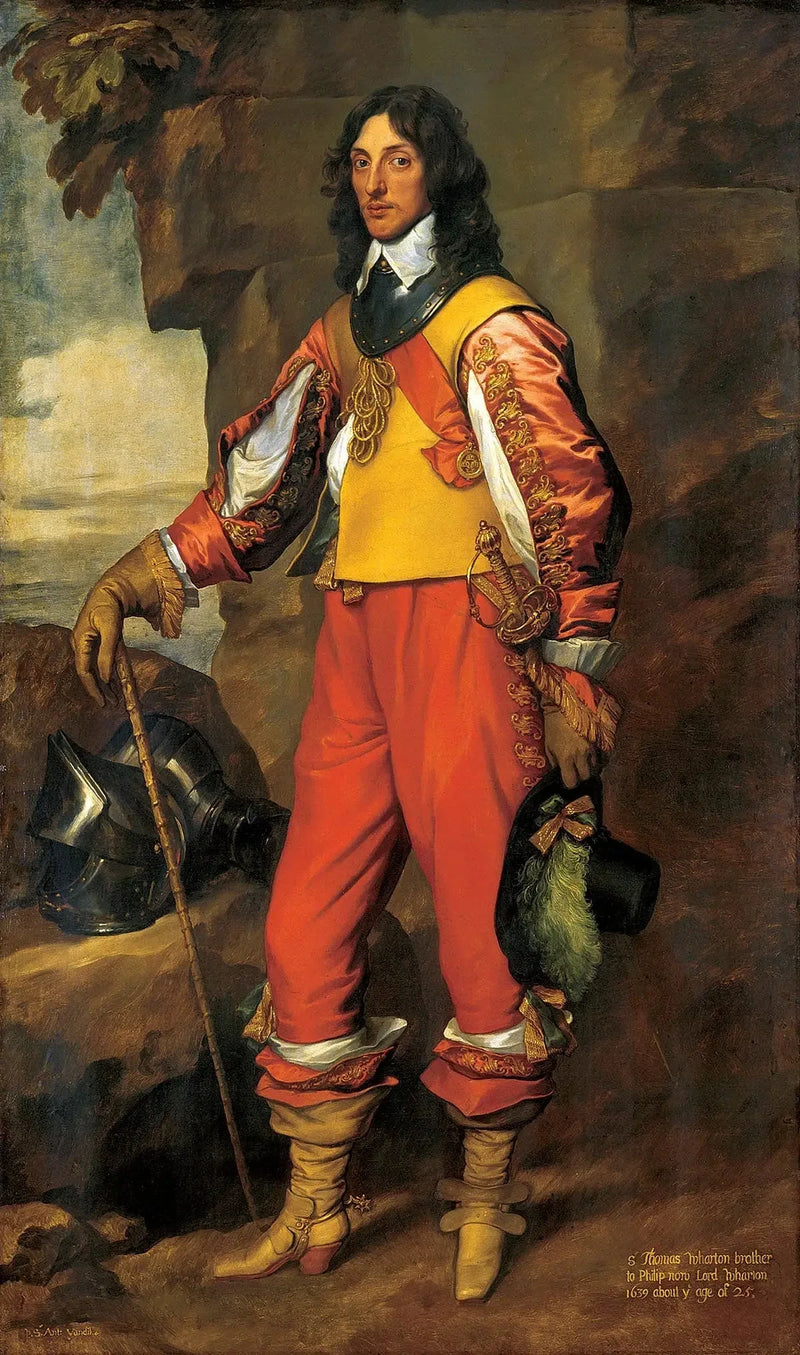 דיוקן של סיר תומאס וורטון (1615-1684) - אנטואן ואן דייק