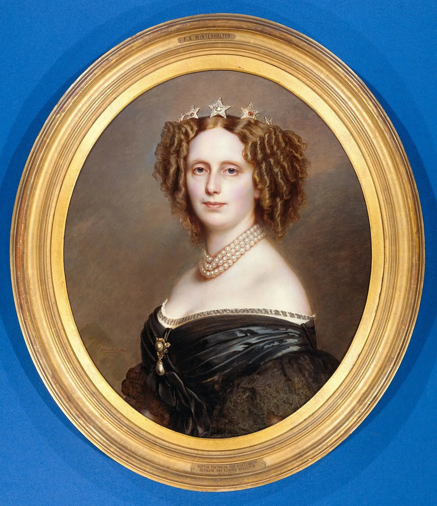 פורטרט של סופי מוורטמברג (1818-1877) - פרנץ קסאוור וינטרהולטר