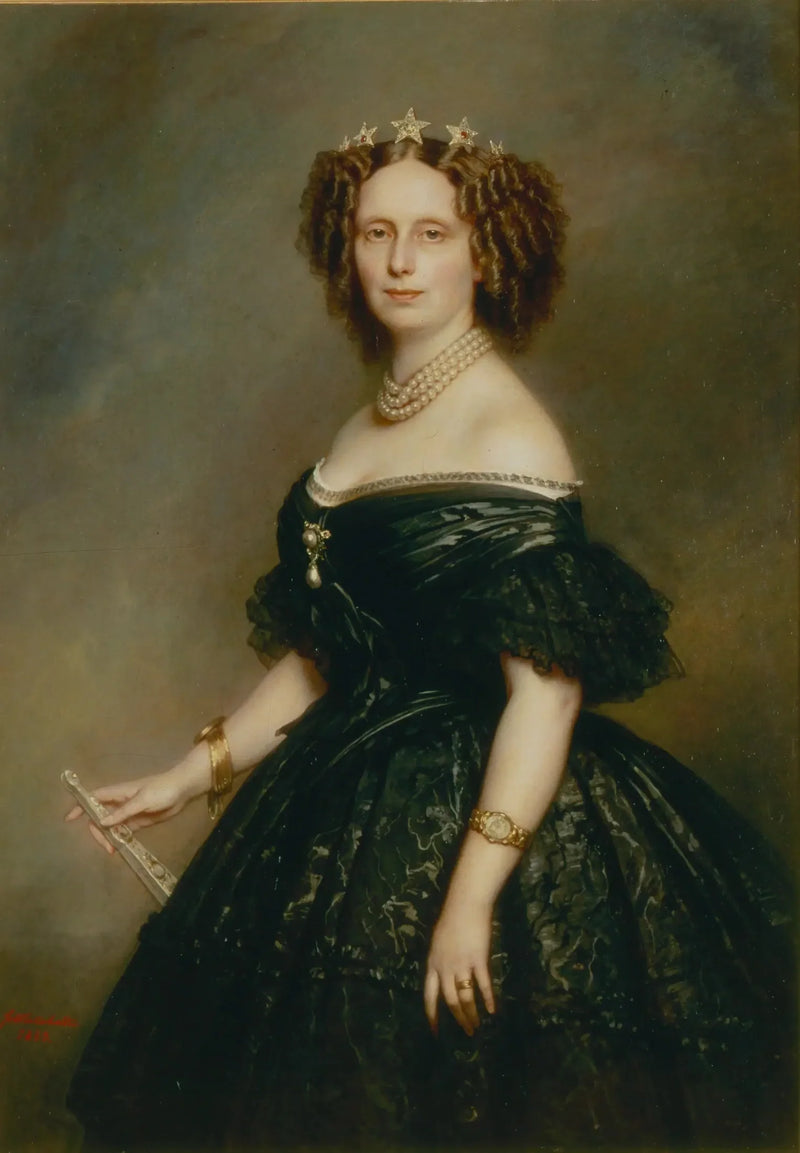 דיוקן של סופי מוורטמברג (1818–1877), מלכת ההולנדיות - פרנץ קסאוור וינטרהולטר