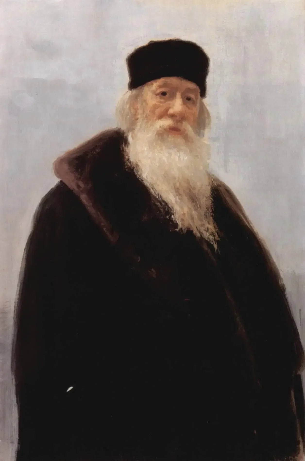 Portrait de Vladimir Vasilievich Stasov, russischer Kunsthistoriker  et  Écriture musicale - Ilya Repin image 1 reproduction artisanale de tableau