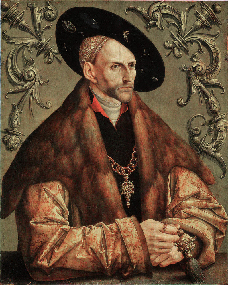 פורטרט של אדוארד הראשון, הרוזן של אוסט-פריזלנד - יעקב קורנליז ואן אוסטסאנן