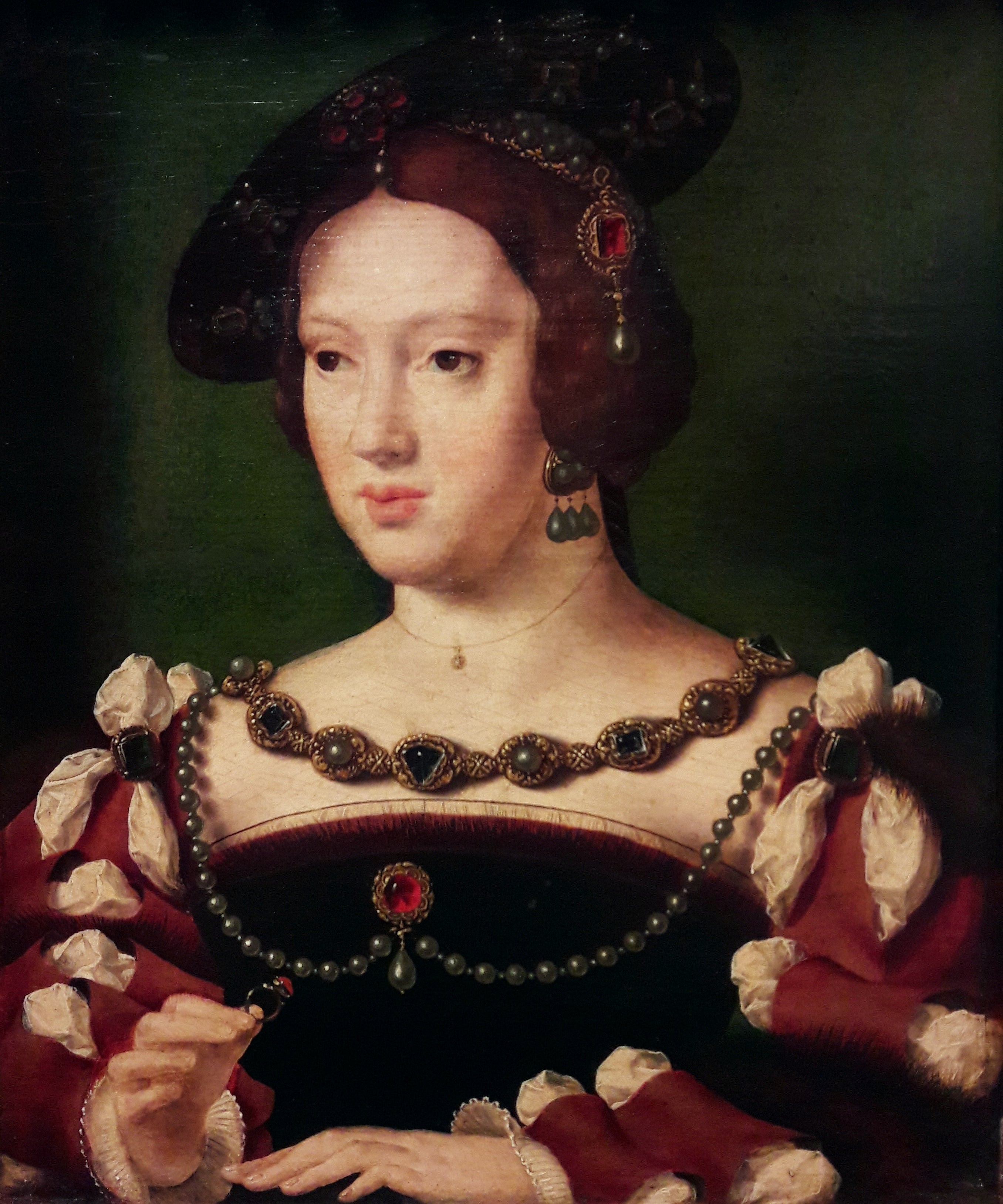 Portrait d’Éléonore d’Autriche (1498-1558) - Joos van Cleve - Alpha Reproduction