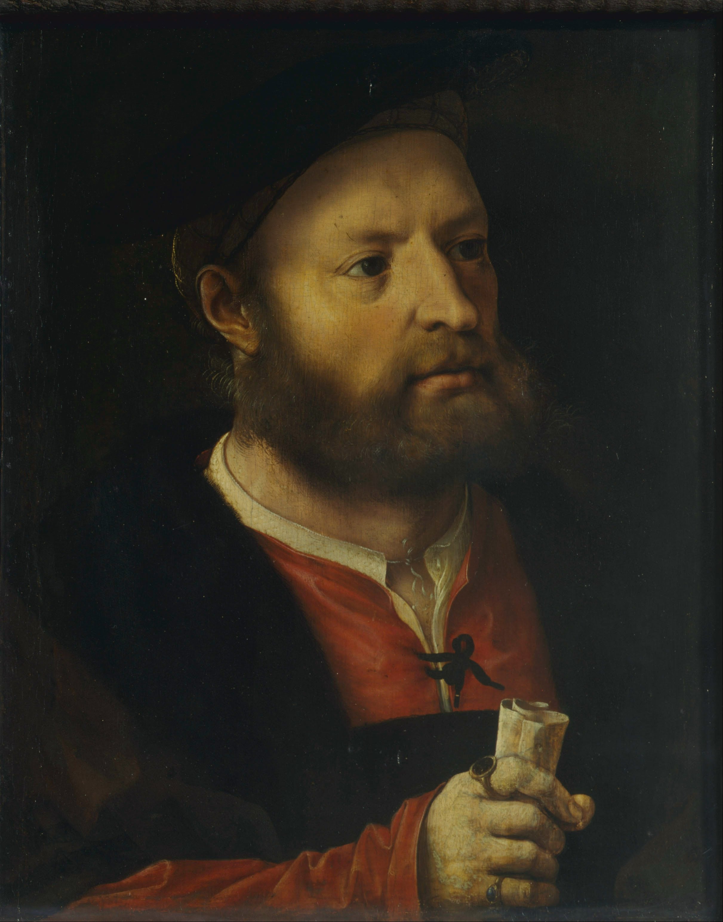 Portrait d’homme peut-être de l’humaniste et historien portugais Damião de Góis - Jan Gossaert - Alpha Reproduction