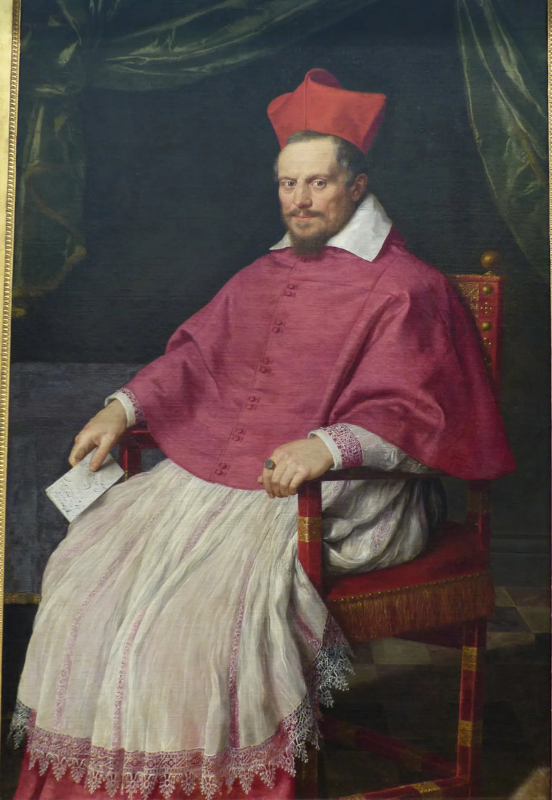 דיוקן של הקרדינל ז'אן דה בונסי (1554-1621), בישוף של ביאז'ר מ-1598 עד 1611. - דומיניקינו