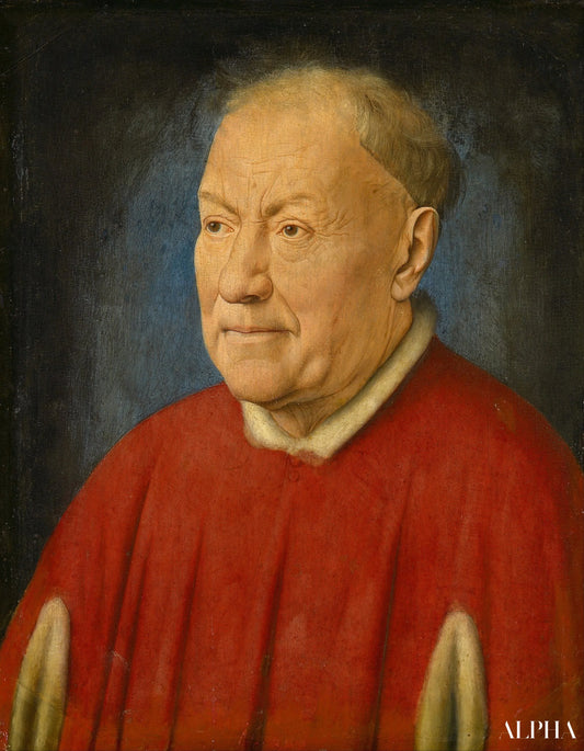 Portrait du Cardinal Niccolo Albergati - Jan Van Eyck - Reproductions de tableaux et peintures haut de gamme