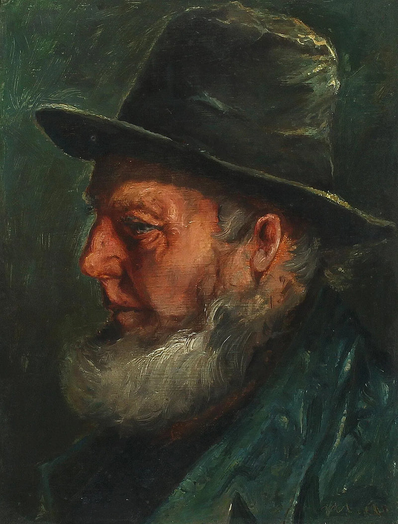 דיוקנו של הדייג אולה סוונדסן מסקאגן. -מייקל פיטר אנשר