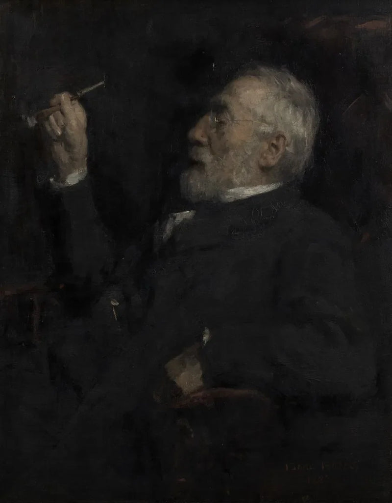 דיוקנו של הצייר יוסף ישראלס (1824-1911) - יצחק ישראלס