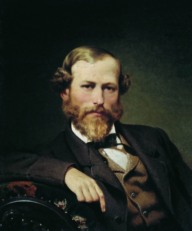 Portrait du peintre Konstantin Flavitsky - Fyodor Bronnikov image 1 reproduction artisanale de tableau