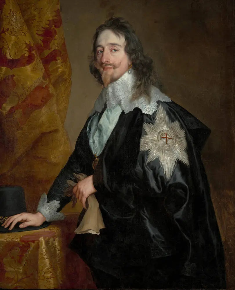 דיוקן של המלך צ'ארلز הראשון (1600-1649), עם מסדר השרוול - אנטואן ואן דייק