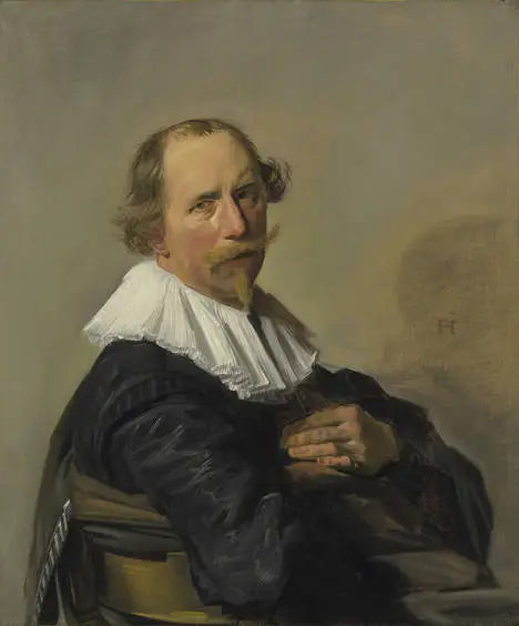 Portrait d’un homme penché sur le dossier d’une chaise - Frans Hals - Alpha Reproduction