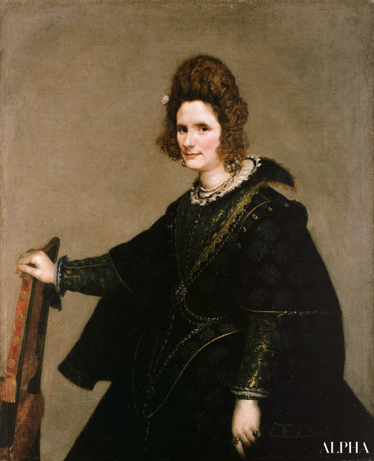 Portrait d'une dame - Diego Velázquez - Reproductions de tableaux et peintures haut de gamme