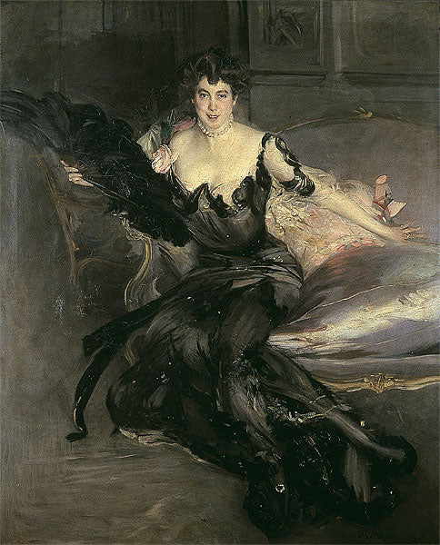 Portrait d’une dame Mme Lionel Phillips - Giovanni Boldini - Alpha Reproduction